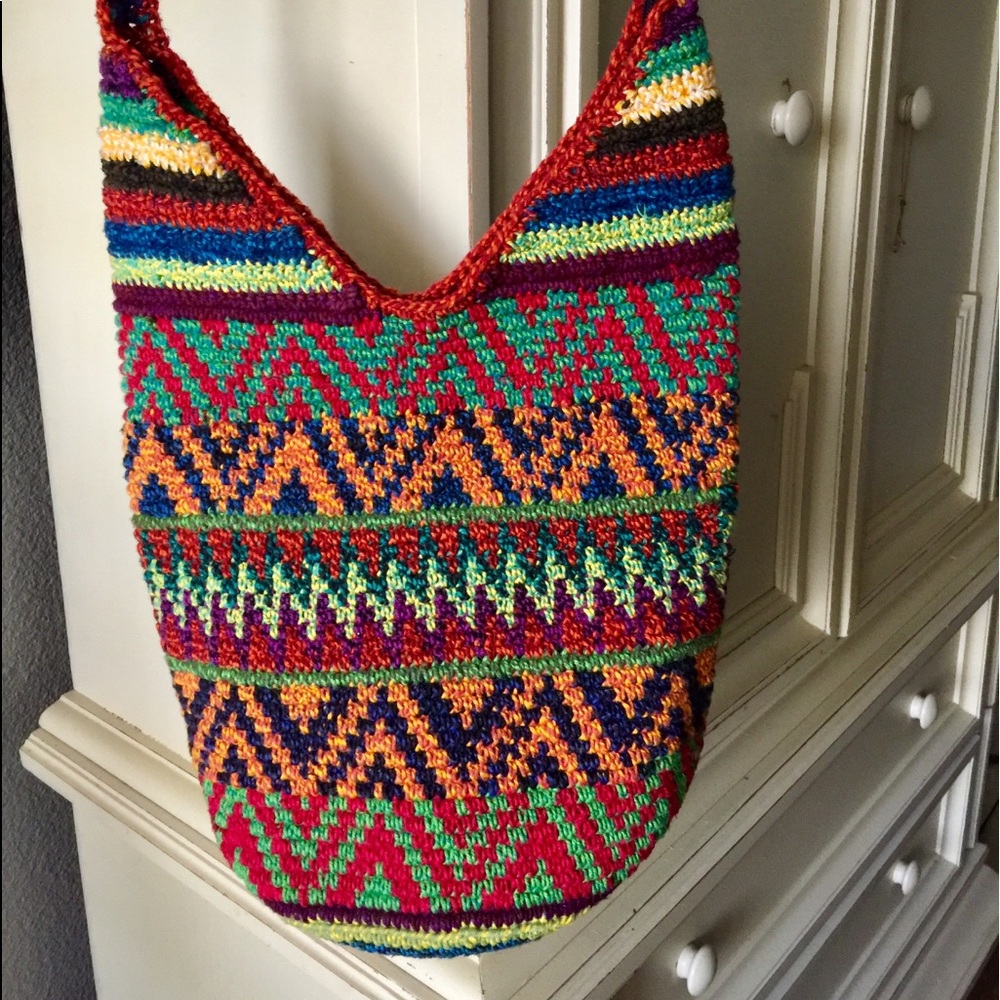 Hand woven bag